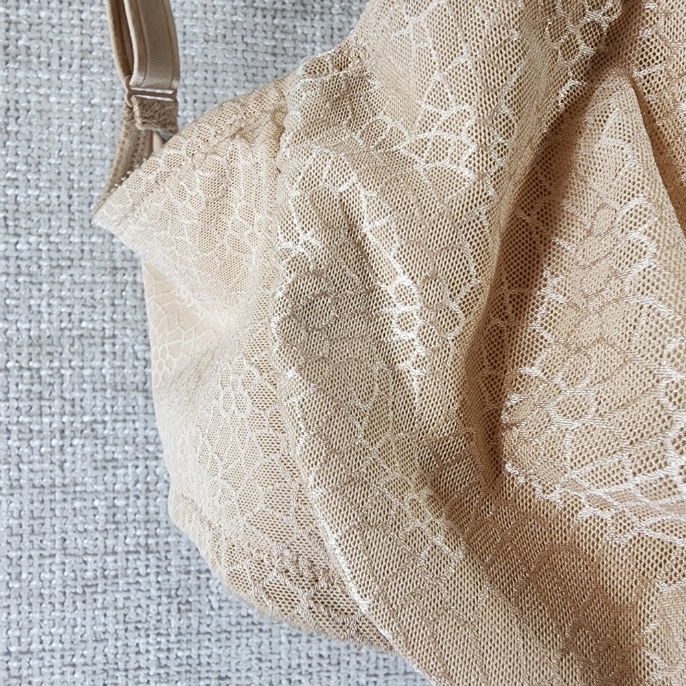 Chantelle C Magnifique Minimizer Bra C18910 Womens 40DDDD Beige Floral UW - Picture 4 of 11